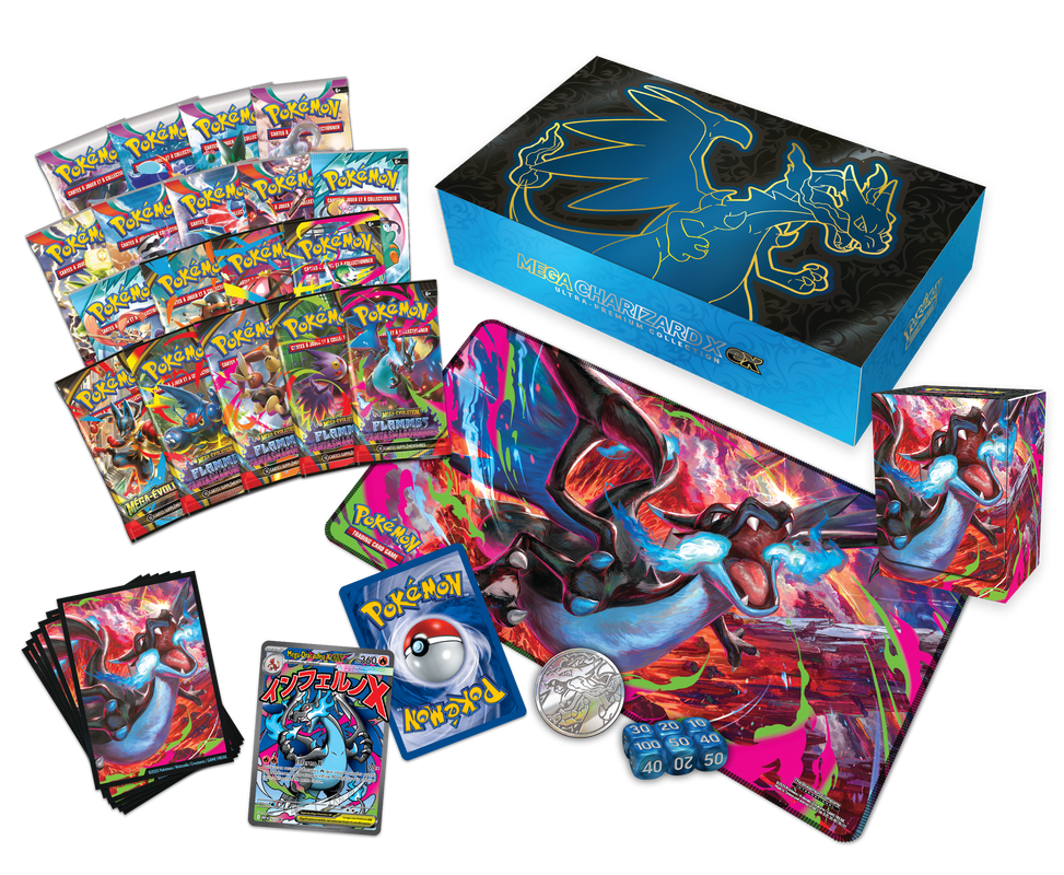 Pokemon TCG Mega-Dracofeu X ex Collection Ultra-Premium (FR)
