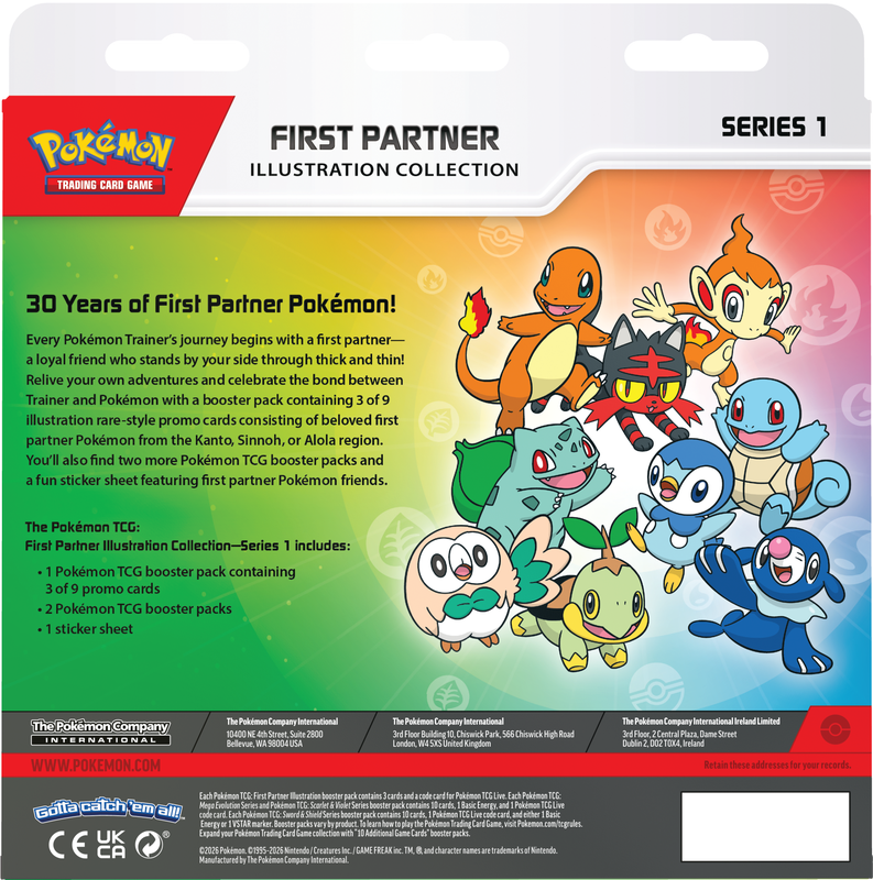 Pokemon TCG First Partner Illustration Collection Series 1 (EN)