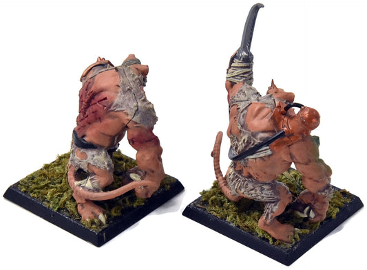 SKAVEN 2 Rat Ogres #8 island of blood Warhammer Fantasy