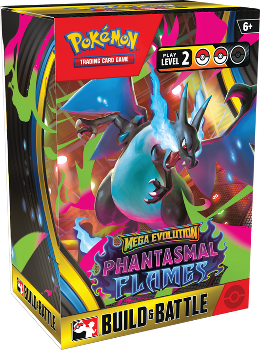 Pokemon ME02 Phantasmal Flames Build & Battle Box
