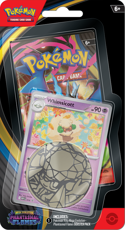 Pokemon ME02 Phantasmal Flames Checklane Blister - Whimsicott