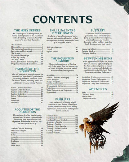Warhammer 40 K Imperium Maledictum Inquisition Player's Guide