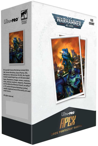 Ultra Pro D-Pro Apex Warhammer 40 K Space Marines Adeptus Astartes 105 Ct