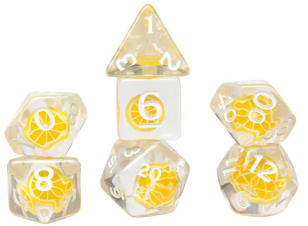 Sirius Dice Fruit Slice Lemon 7-Die Set