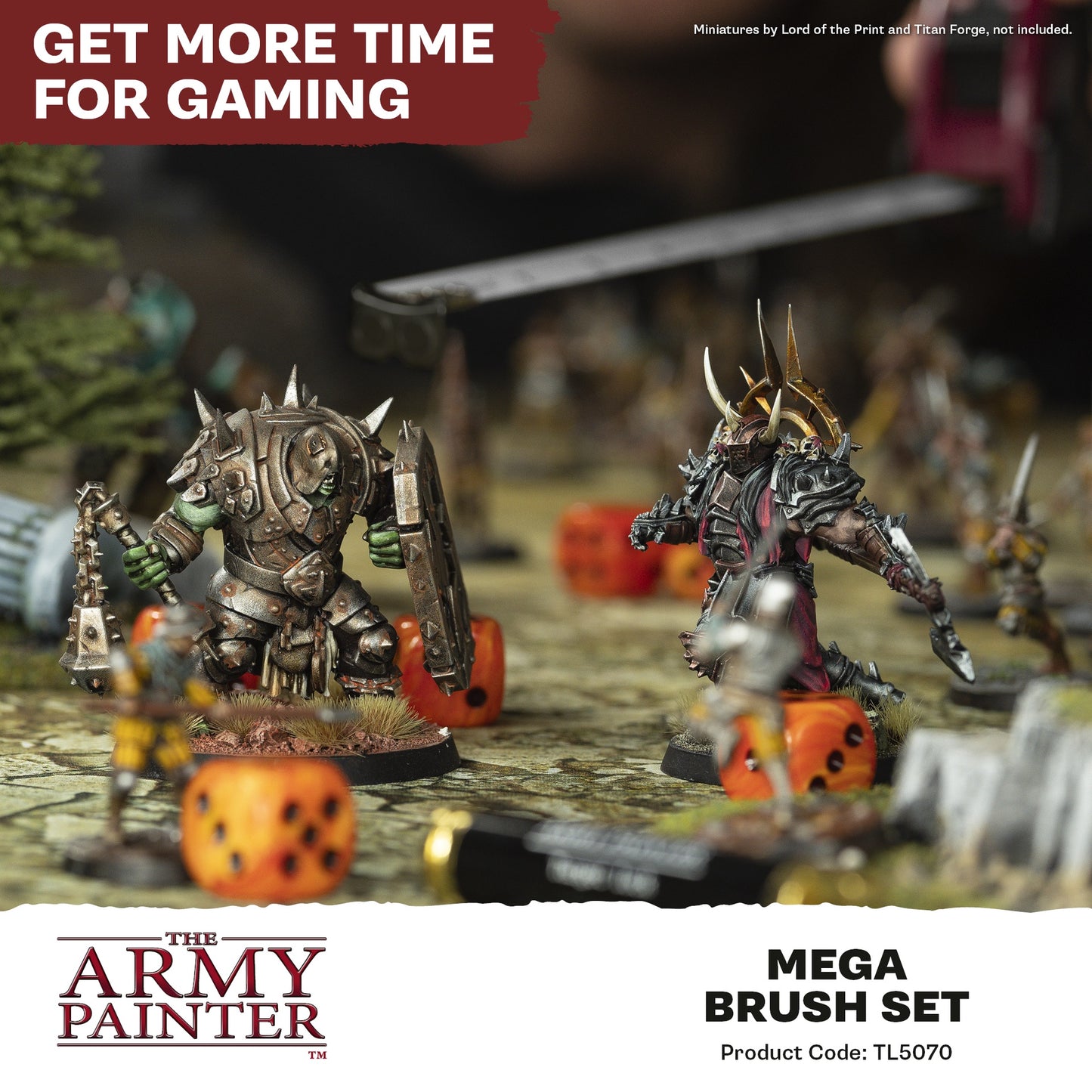 Ensemble de pinceaux géants