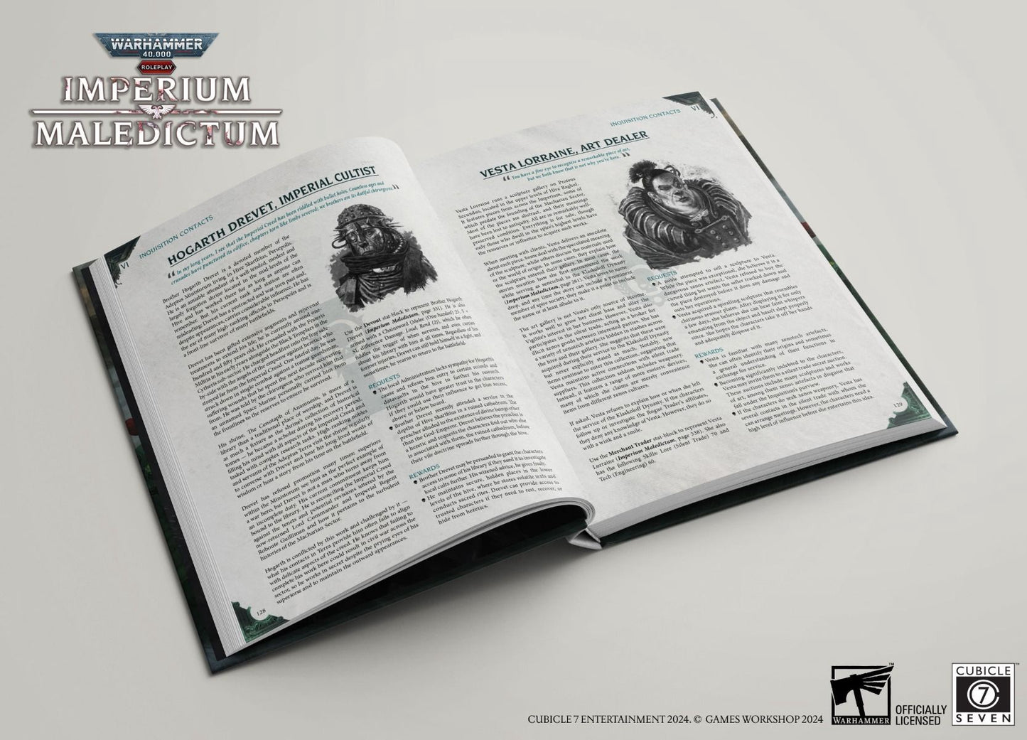 Warhammer 40 K Imperium Maledictum Inquisition Gamer's Guide