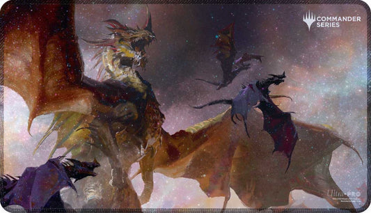 Ultra Pro Playmat Mtg Commander Series Three Color Wedge the Ur-Dragon Holofoil