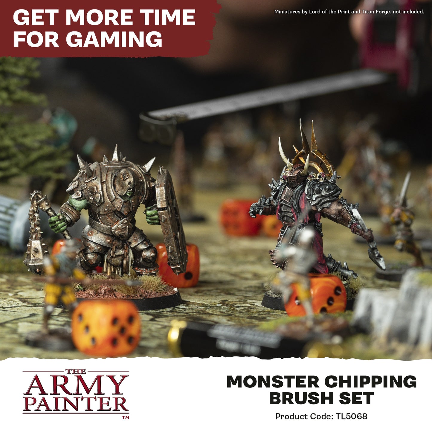 Monster Chipping Brush Set