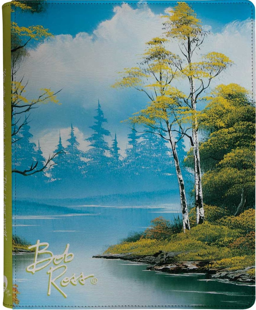 Ultra Pro Zip Binder Pro 9 Pkt Bob Ross Lakeside Path