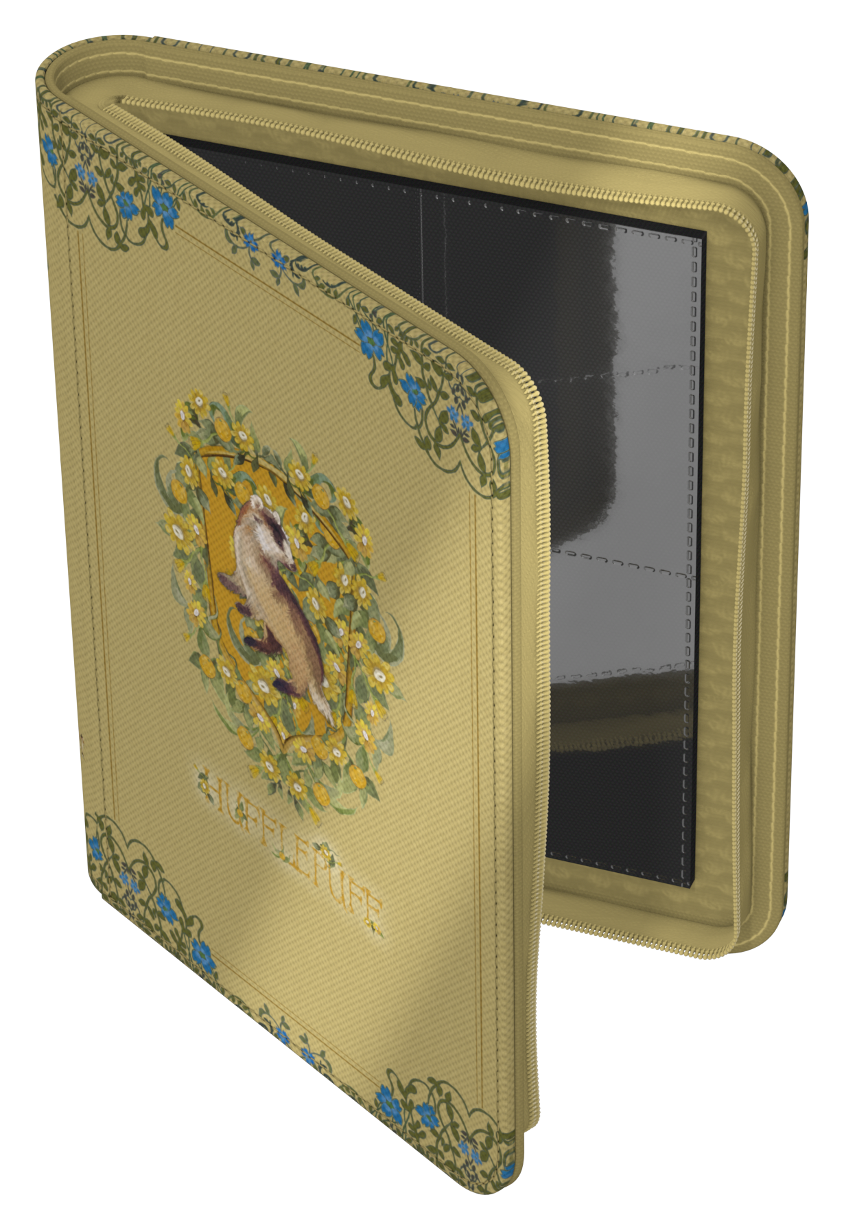 Ultimate Guard Zipfolio 160+ Xenoskin Harry Potter 4 Houses Hufflepuff