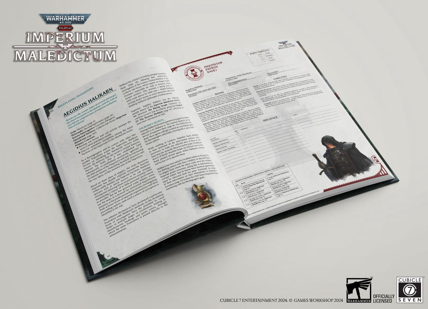 Warhammer 40 K Imperium Maledictum Inquisition Gamer's Guide