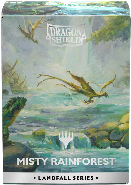 Magic the Gathering Landfall Series Misty Rainforest