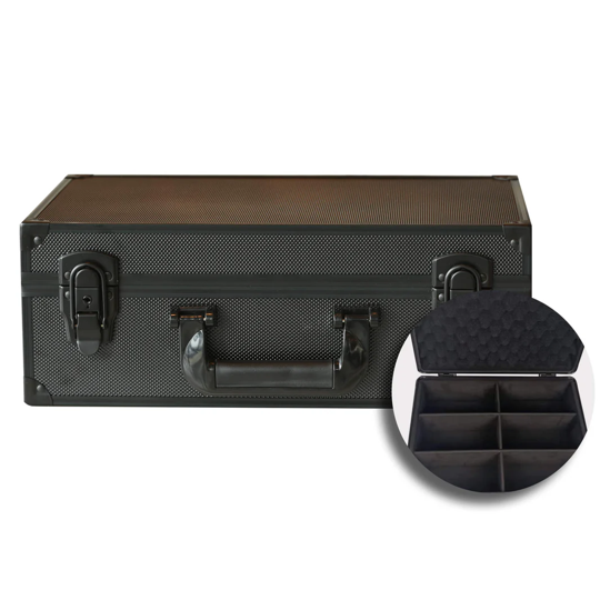 EvoRetro Toploader Card Storage Box for 140 Magnetic Case Combination Lock