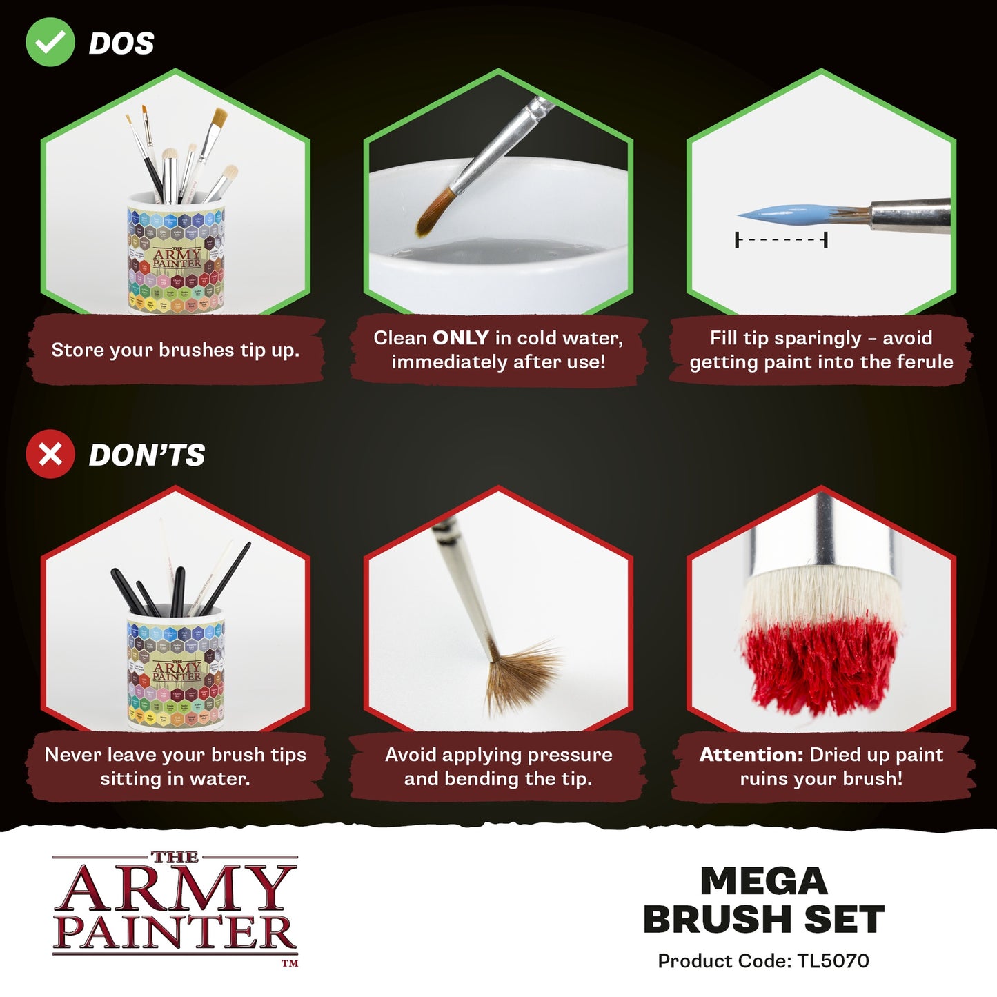 Ensemble de pinceaux géants