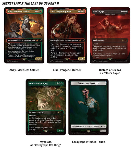MTG Secret Lair : Playstation Super Drop the Last of Us Part II: Path of Retribution Regular