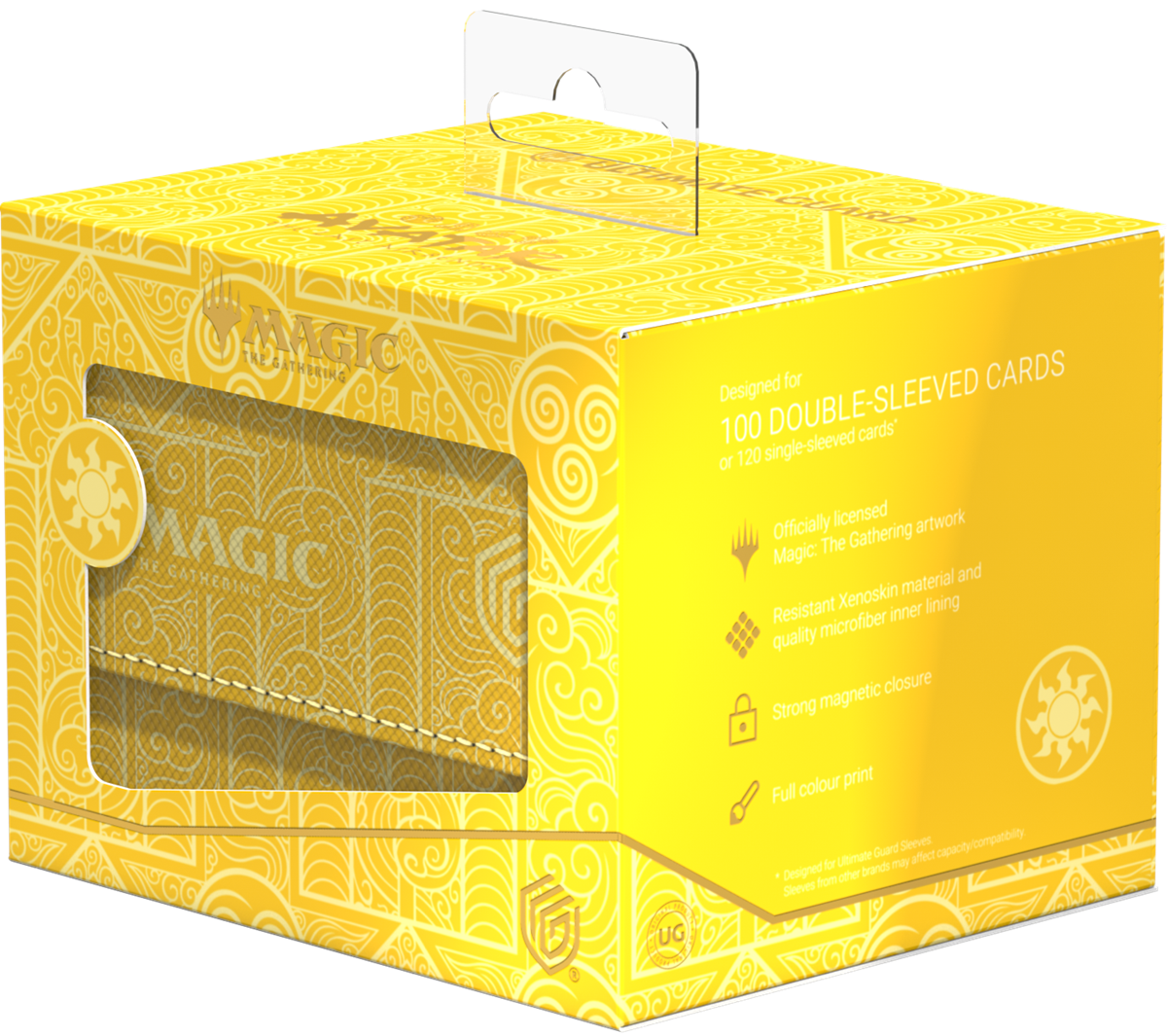 UG DECK CASE SIDEWINDER 100+ XENOSKIN MTG AVATAR: THE LAST AIRBENDER - MANA SYMBOL WHITE