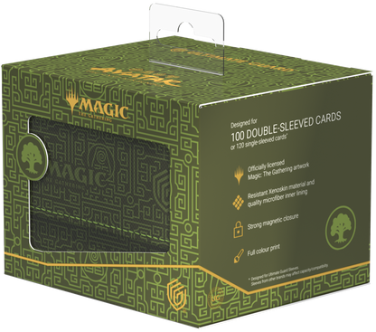 UG DECK CASE SIDEWINDER 100+ XENOSKIN MTG AVATAR: THE LAST AIRBENDER - MANA SYMBOL GREEN