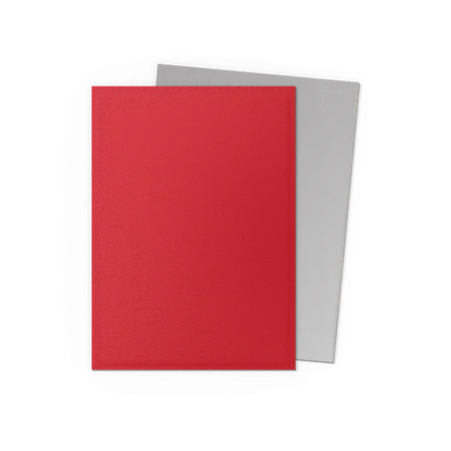 Dragon Shield Sleeves DUal Matte Crimson and Silver 100ct