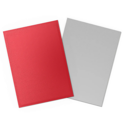 Dragon Shield Sleeves DUal Matte Crimson and Silver 100ct