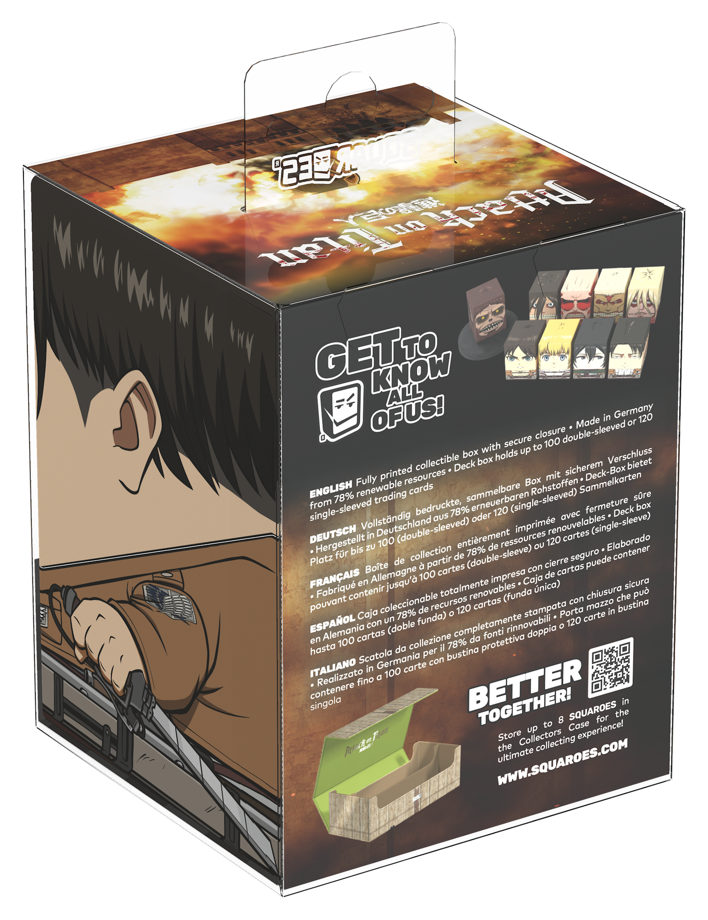 Squaroes Kodansha Attack on Titan Wv1 Levi Ackermann