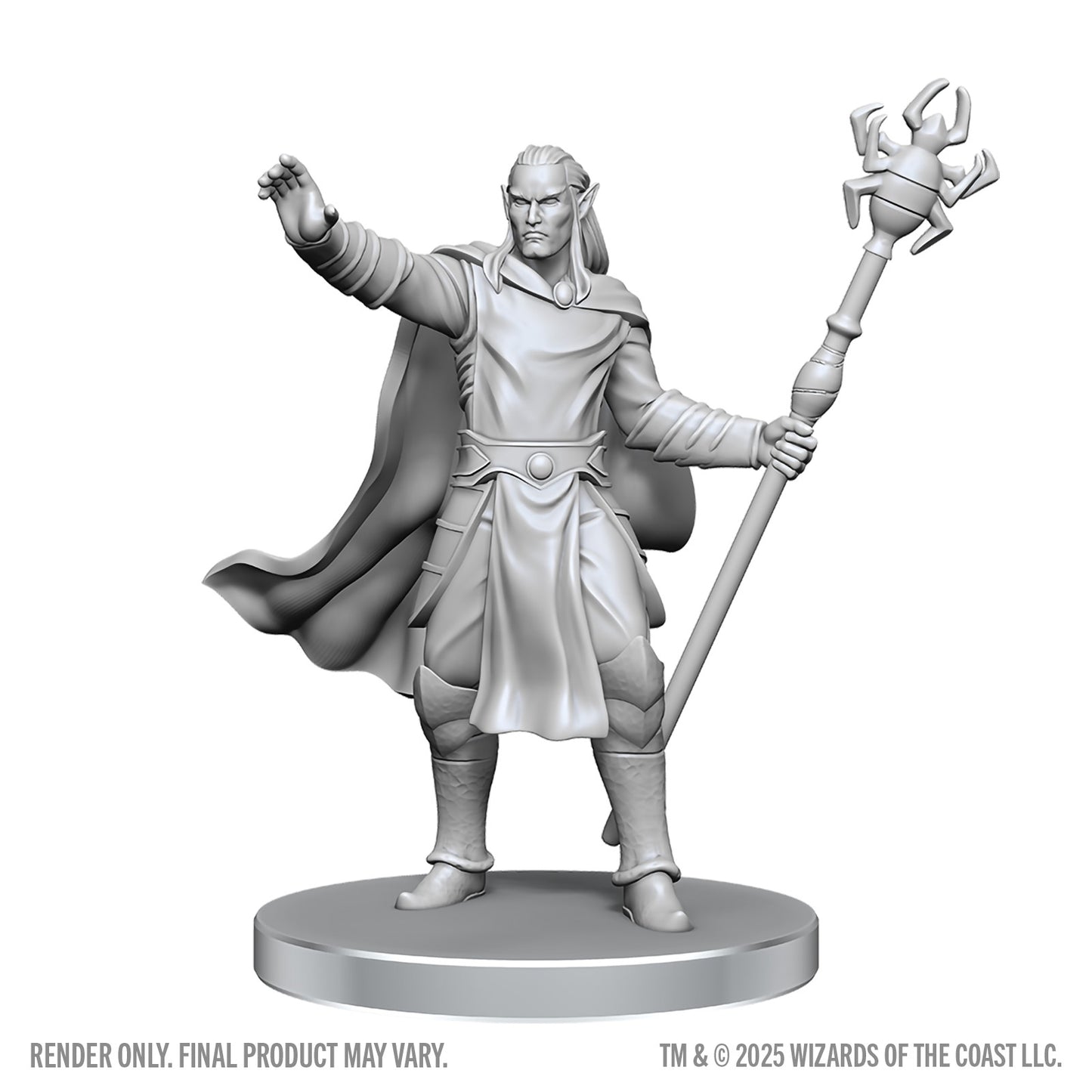 D&D Unpainted Minis Wv28 Drow Mage & Yochlol (90858)