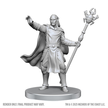 D&D Unpainted Minis Wv28 Drow Mage & Yochlol (90858)