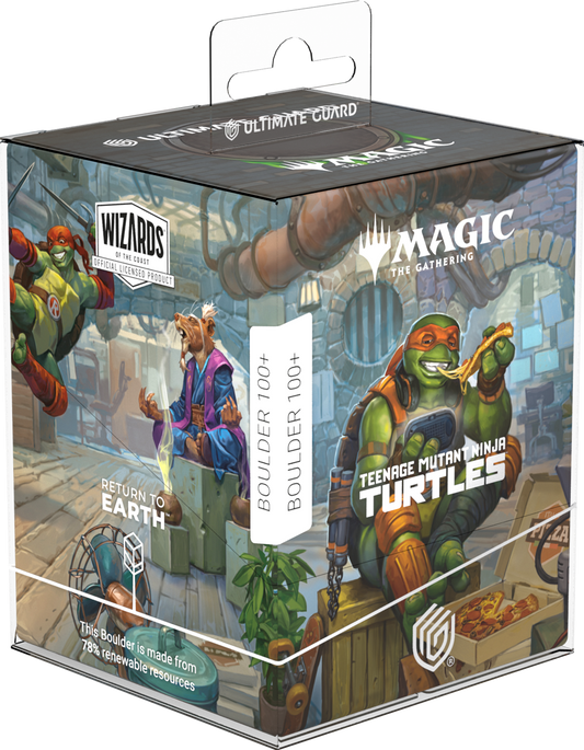 Ultimate Guard Rte Deck Case Boulder 100+ Mtg Teenage Mutant Ninja Turtles - Turtle Lair