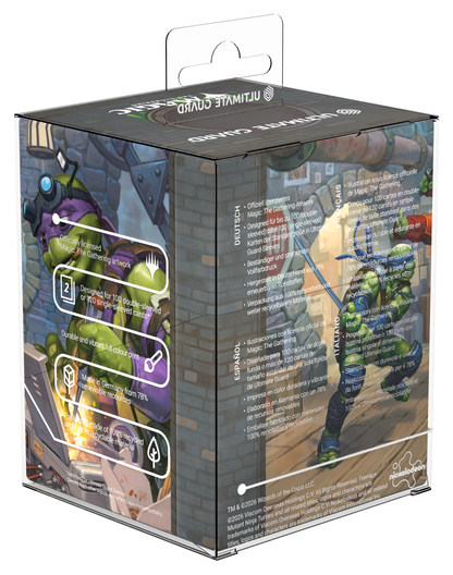 Ultimate Guard Rte Deck Case Boulder 100+ Mtg Teenage Mutant Ninja Turtles - Turtle Lair