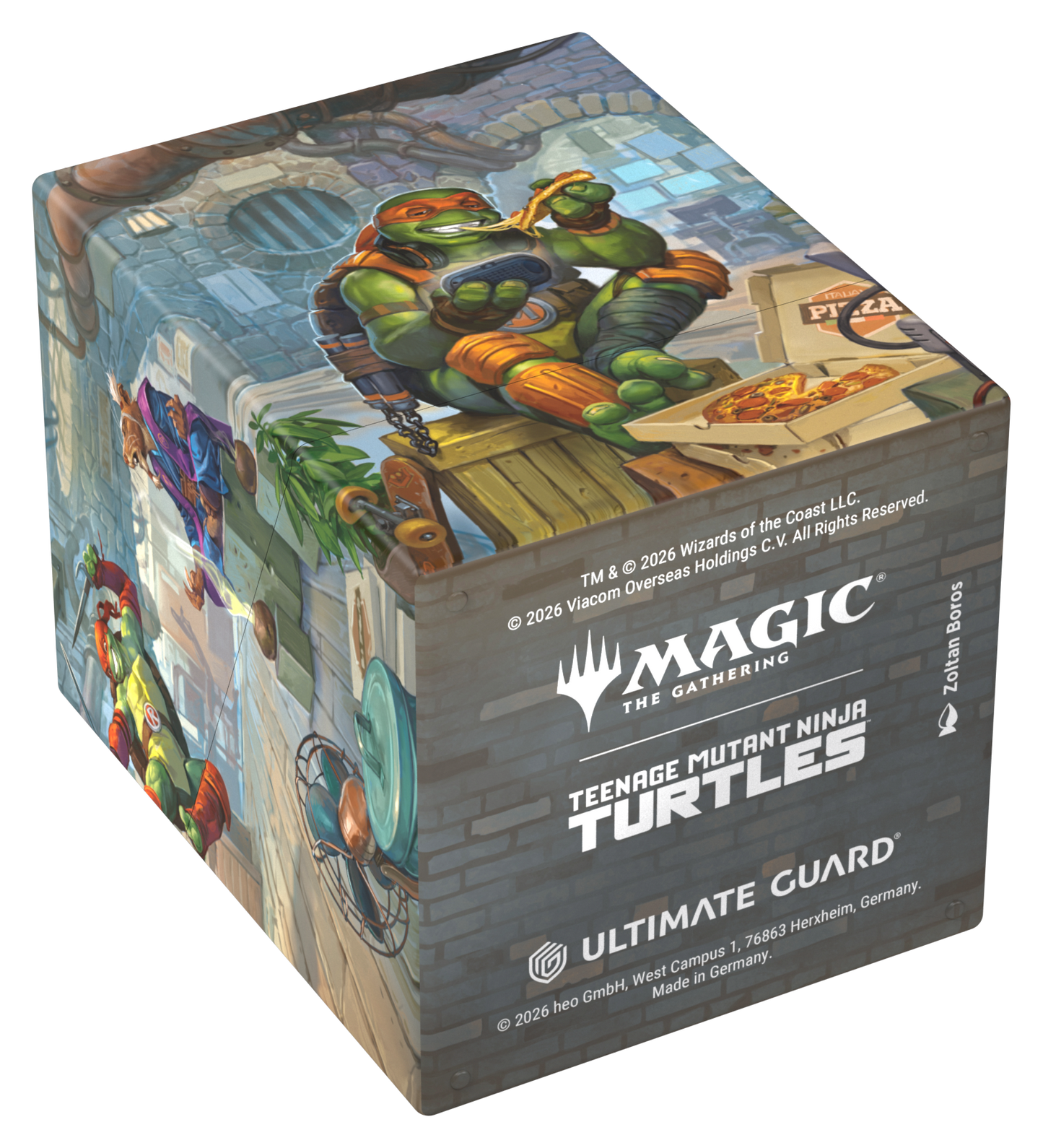 Ultimate Guard Rte Deck Case Boulder 100+ Mtg Teenage Mutant Ninja Turtles - Turtle Lair