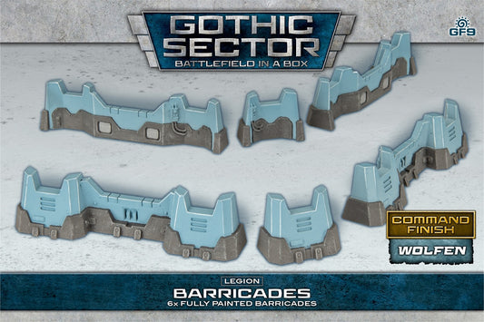 Battlefield in A Box -Gothic Sector Legion Defensive Walls Alternate Paint Scheme