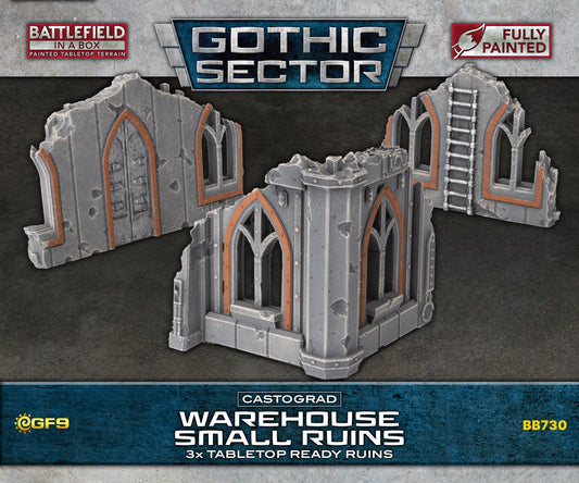 Battlefield in A Box - Gothic Sector Castograd Warehouse Small Ruins