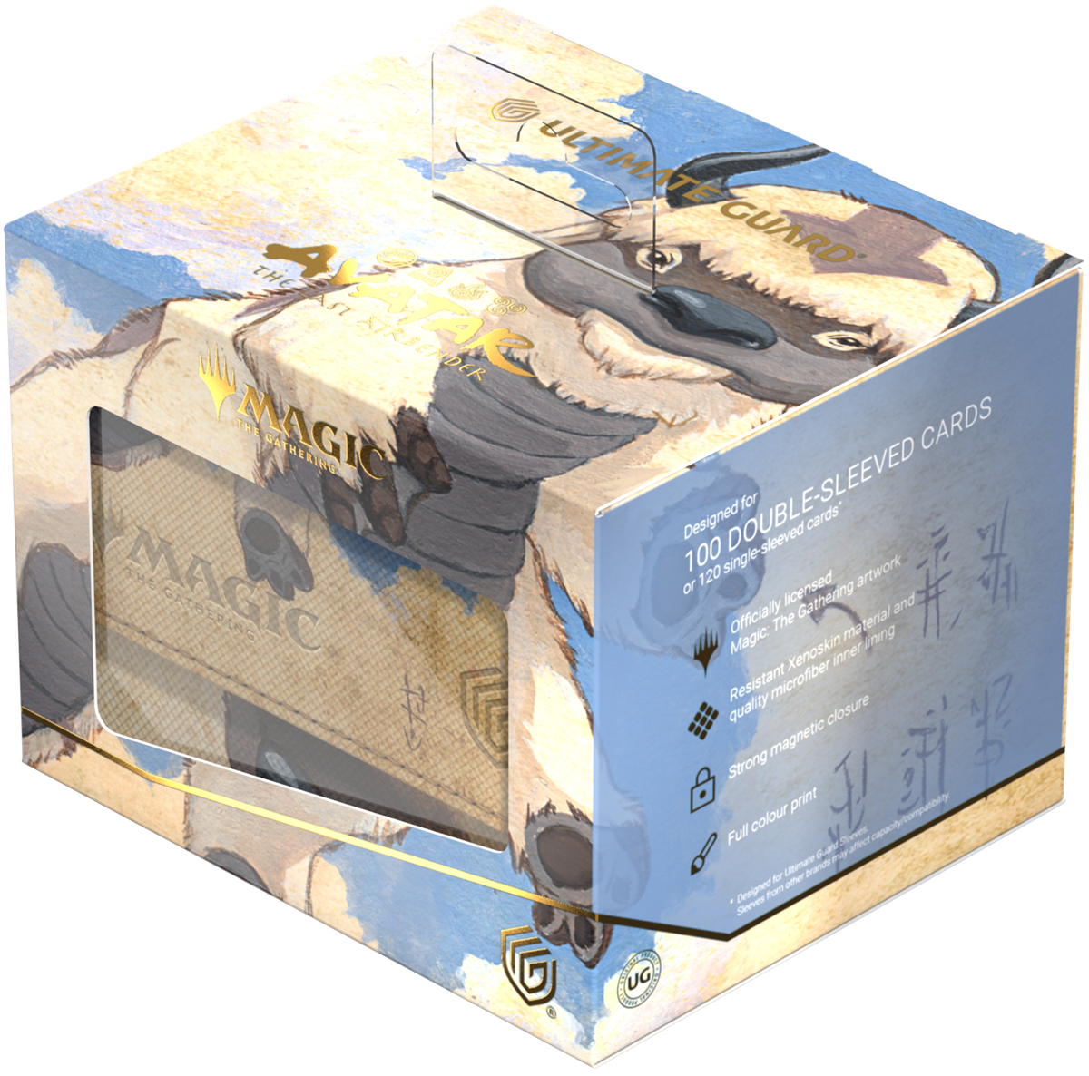 UG DECK CASE SIDEWINDER 100+ XENOSKIN MTG AVATAR: THE LAST AIRBENDER - WHITE MYTHIC (ALT ART)