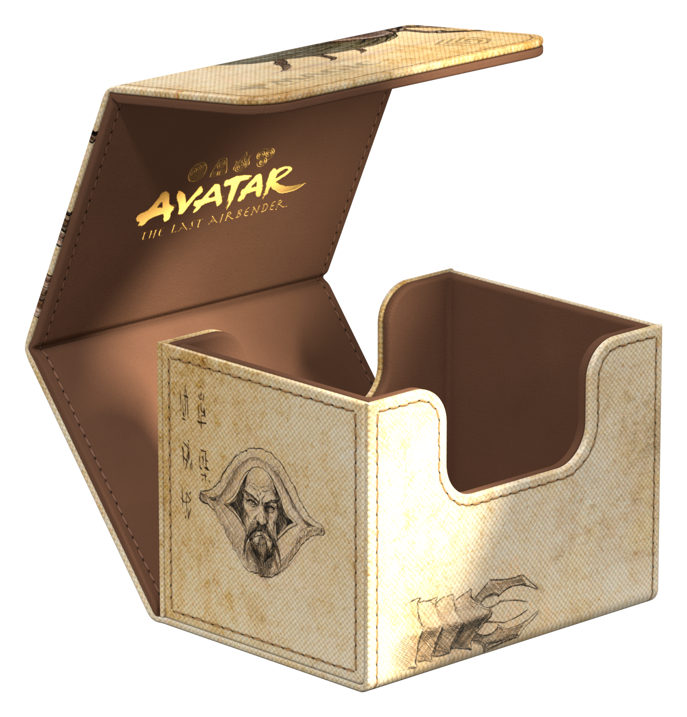 UG DECK CASE SIDEWINDER 100+ XENOSKIN MTG AVATAR: THE LAST AIRBENDER - BLACK MYTHIC (ALT ART)