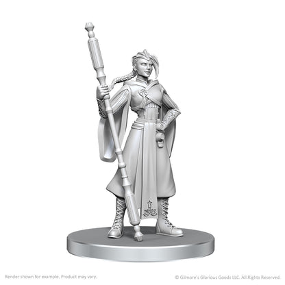Critical Role Unpainted Minis Wv26 Beauregard Lionett & Caleb Widogast