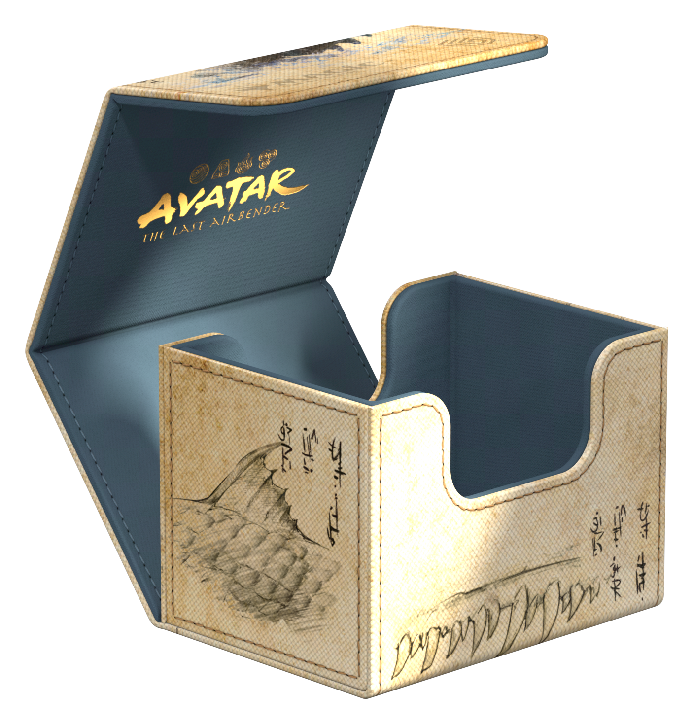 UG DECK CASE SIDEWINDER 100+ XENOSKIN MTG AVATAR: THE LAST AIRBENDER - BLUE RARE (ALT ART)