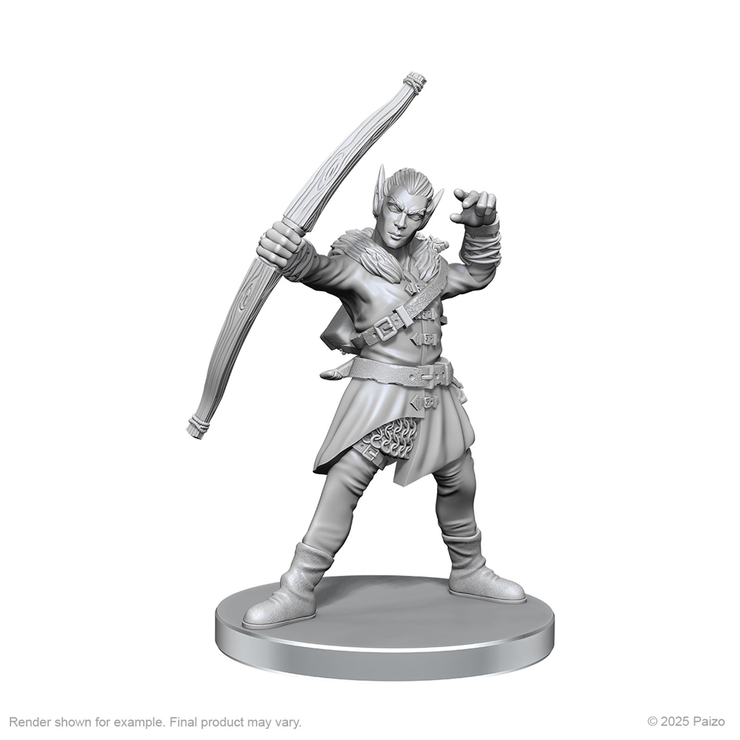 PF MINIATURES NON PEINTES WV26 CHASSEUR D'ELFES ET BANDIT FÉLIN