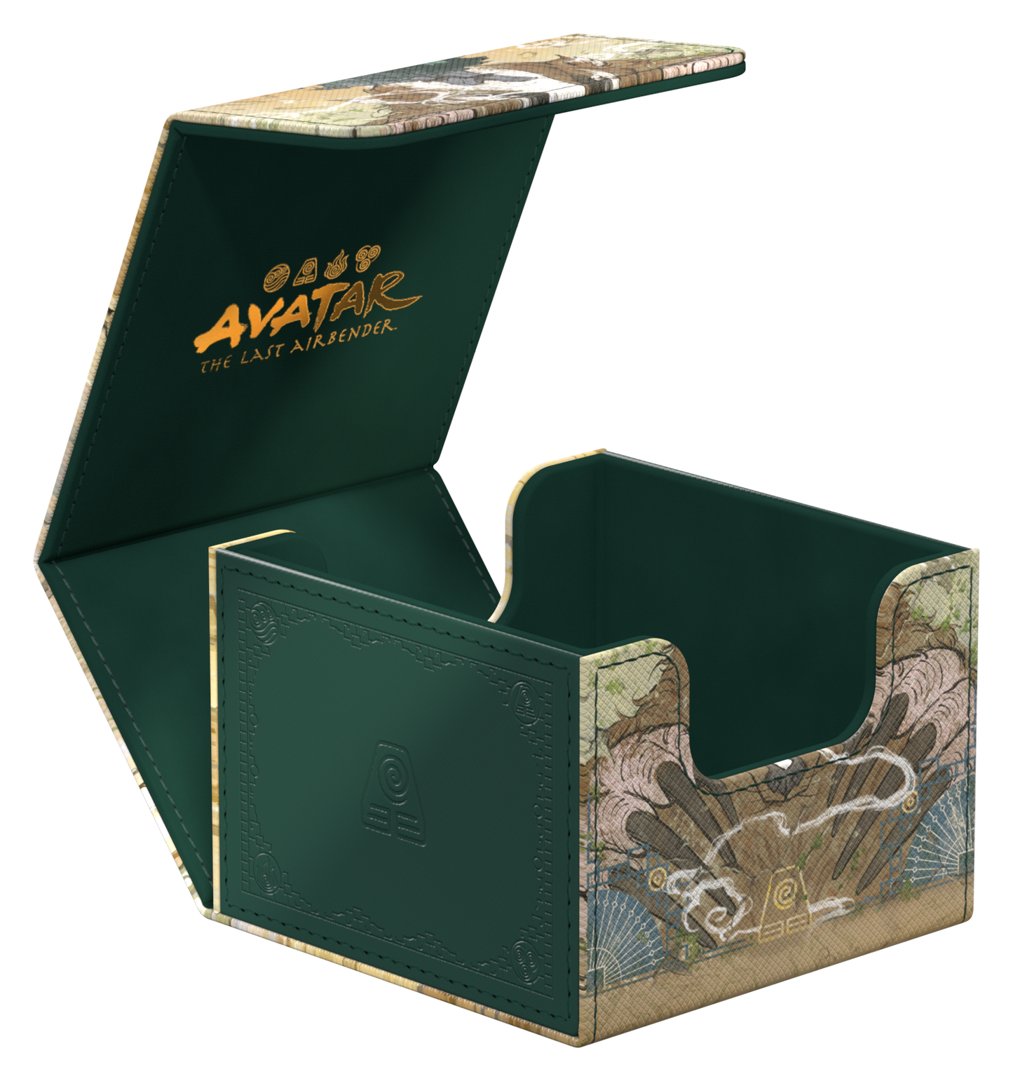 UG DECK CASE SIDEWINDER 133+ XENOSKIN MTG AVATAR: THE LAST AIRBENDER - GREEN MYTHIC