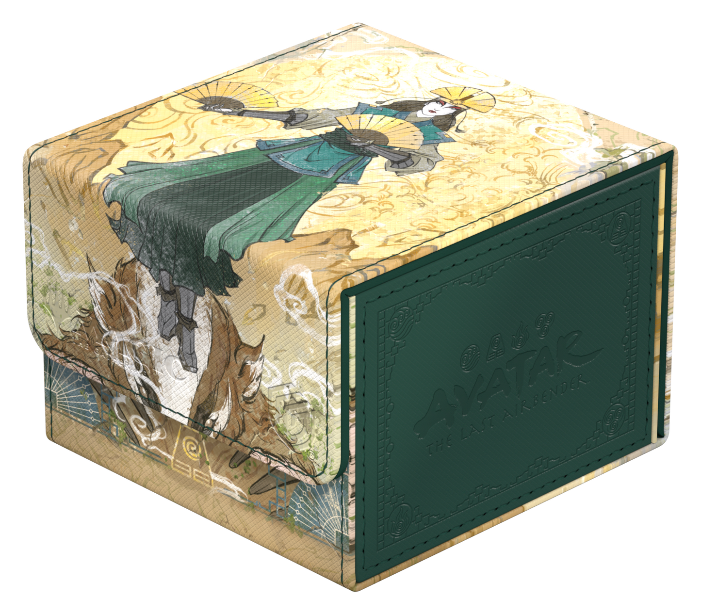 UG DECK CASE SIDEWINDER 133+ XENOSKIN MTG AVATAR: THE LAST AIRBENDER - GREEN MYTHIC