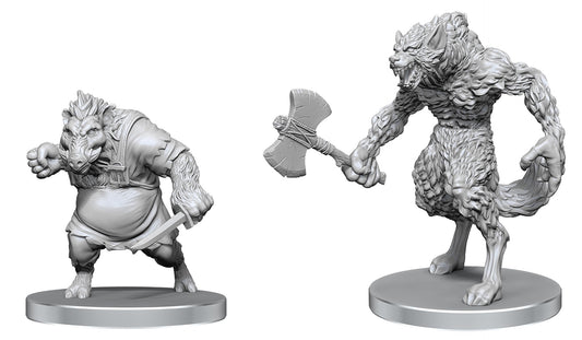PF UNPAINTED MINIS WV26 WEREWOLF & WEREBOAR