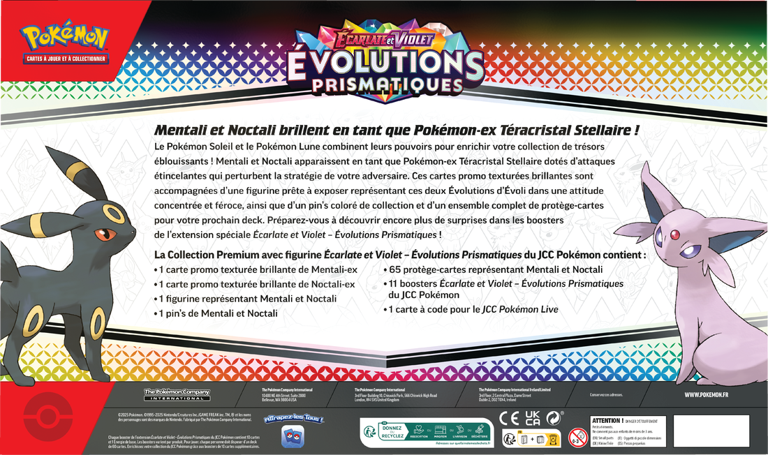Pokemon TCG Prismatic Evolutions Premium Figure Collection (FR)