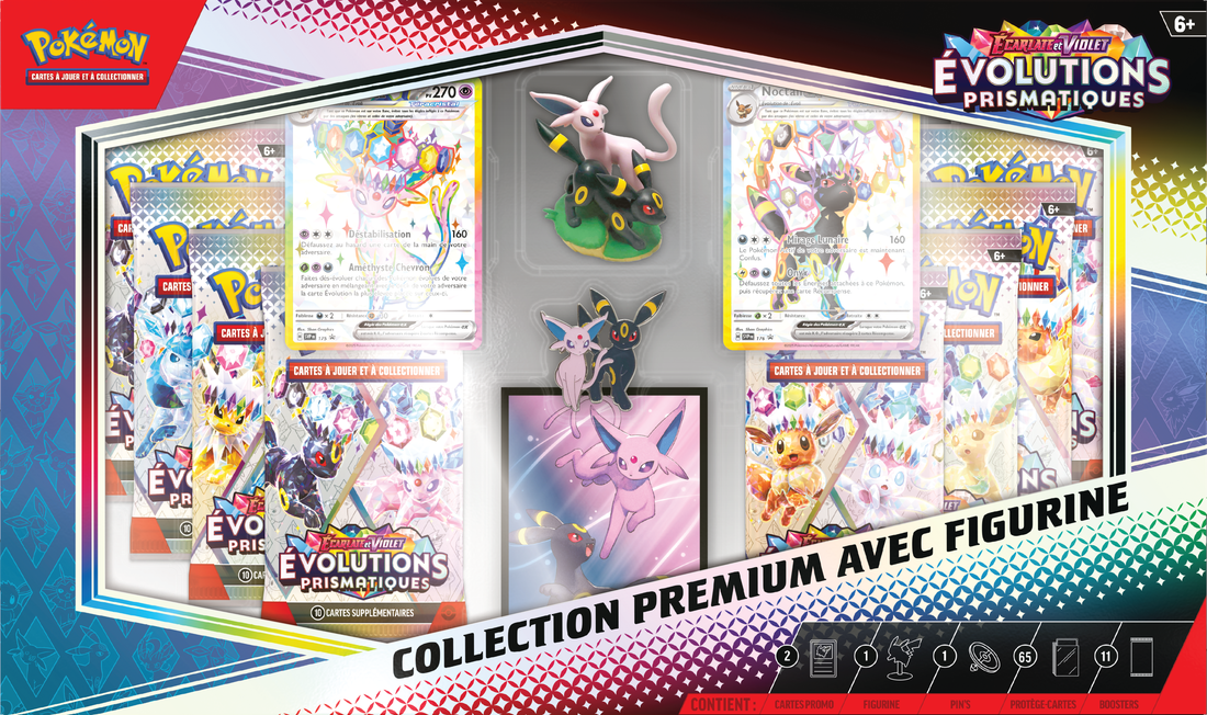 Pokemon TCG Prismatic Evolutions Premium Figure Collection (FR)
