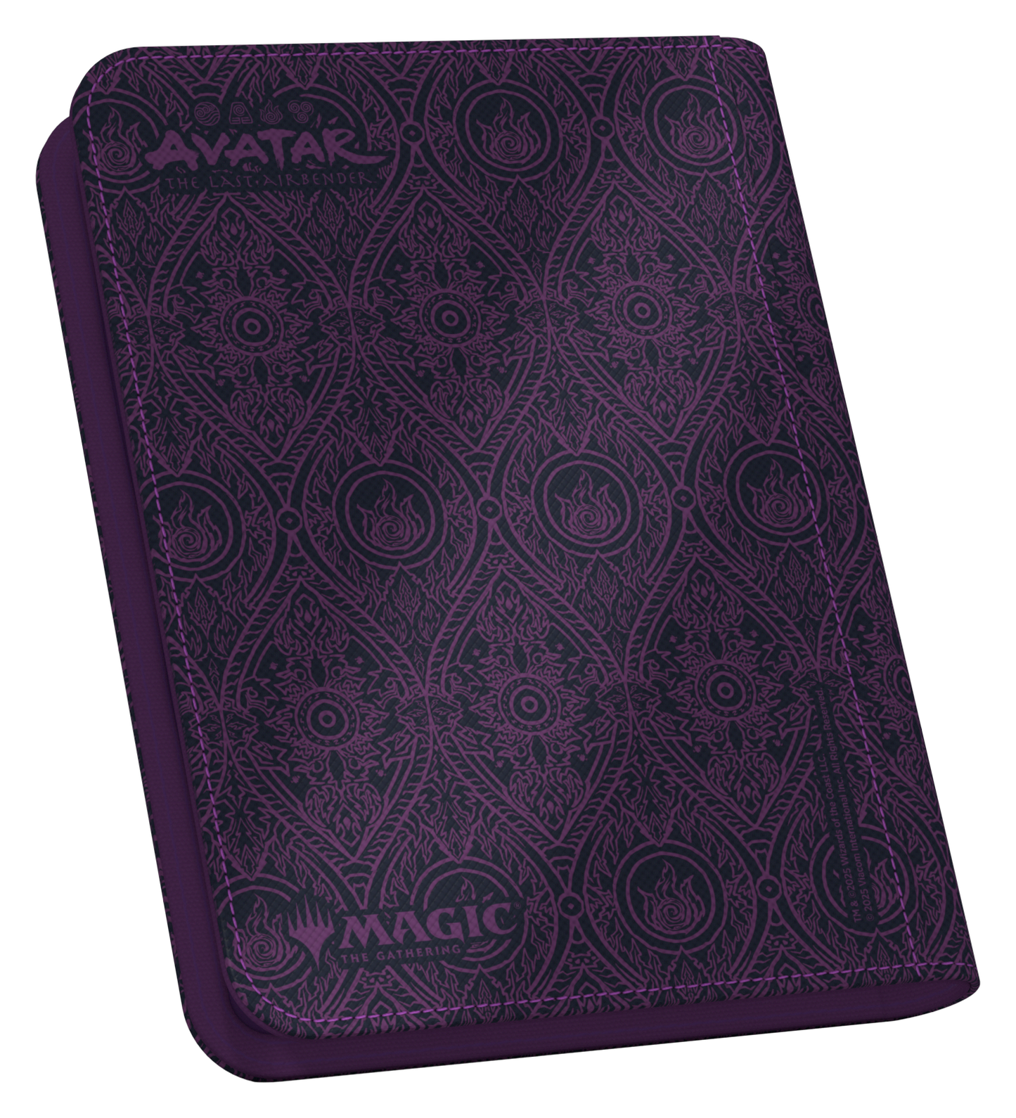 Pochette zippée UG 160 Xenoskin MTG Avatar : Le Dernier Maître de l'Air - Symbole de Mana Noir