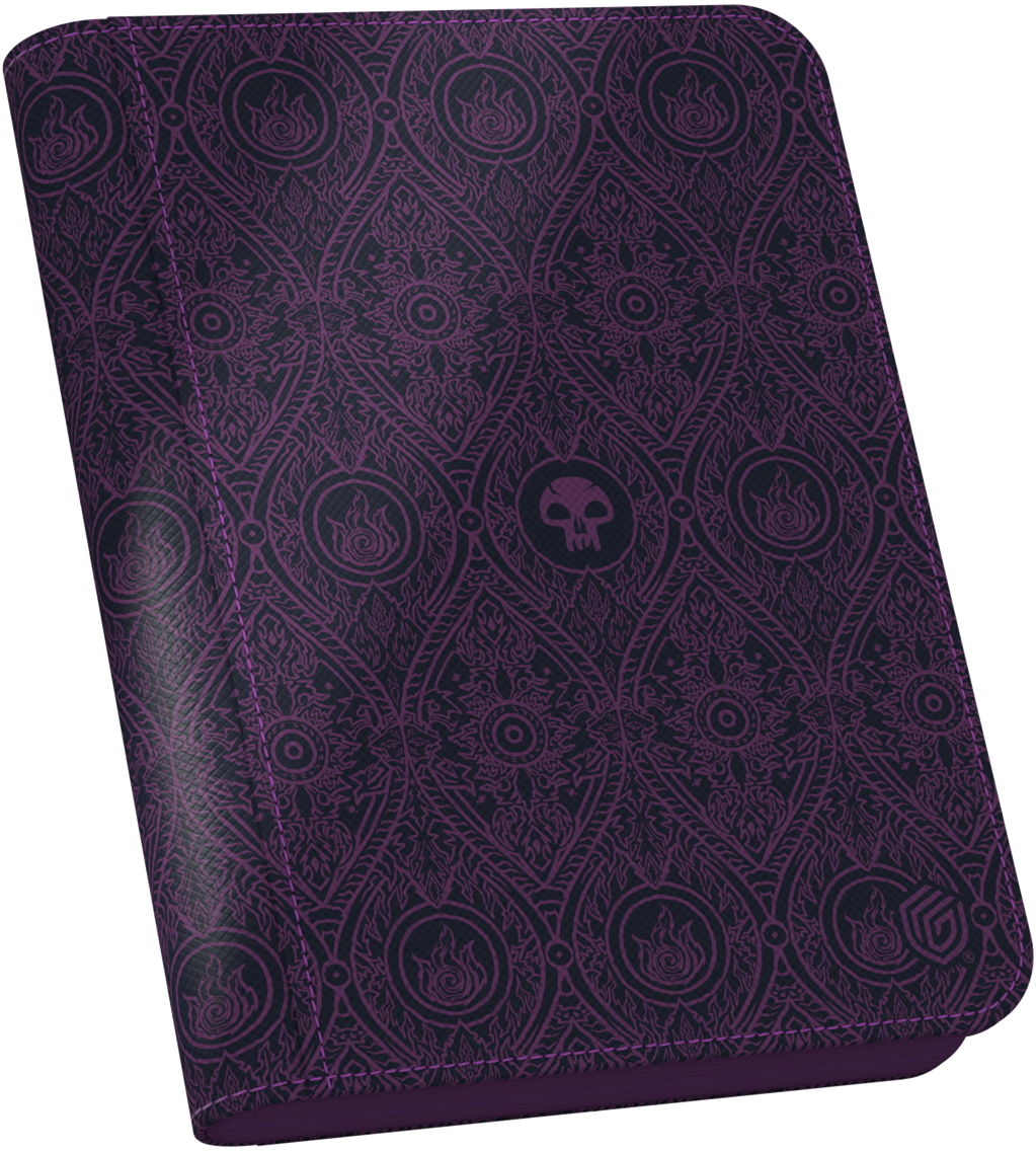 Pochette zippée UG 160 Xenoskin MTG Avatar : Le Dernier Maître de l'Air - Symbole de Mana Noir