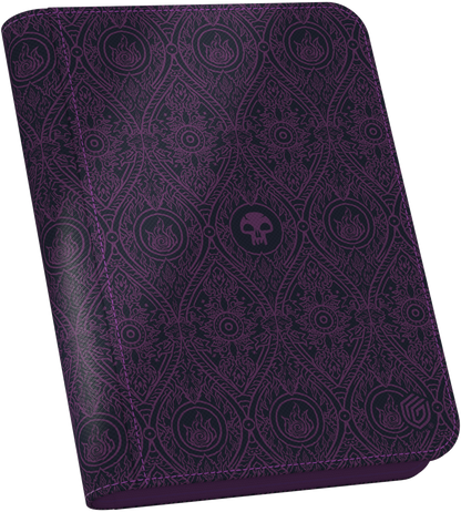 Pochette zippée UG 160 Xenoskin MTG Avatar : Le Dernier Maître de l'Air - Symbole de Mana Noir