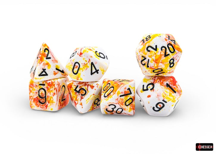 Brush 7-Die Set Polyhedral Sunrise/black (CHX24403)