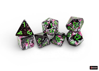 Brush 7-Die Set Polyhedral Paintball/Green (CHX24414)