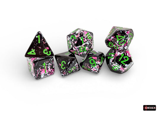 Brush 7-Die Set Polyhedral Paintball/Green (CHX24414)