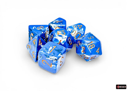 Brush 7-Die Set Polyhedral Wavebreak/Gold (CHX24406)