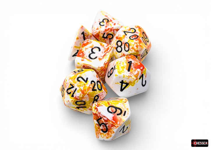 Brush 7-Die Set Polyhedral Sunrise/black (CHX24403)
