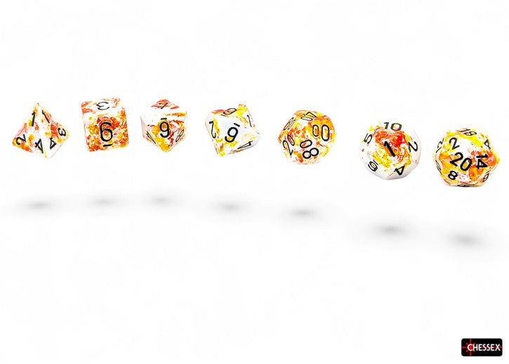 Brush 7-Die Set Polyhedral Sunrise/black (CHX24403)